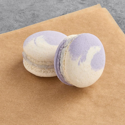 Vegan Butterfly Pea Macaron